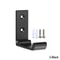 Matte Black Folding Wall Hook 17