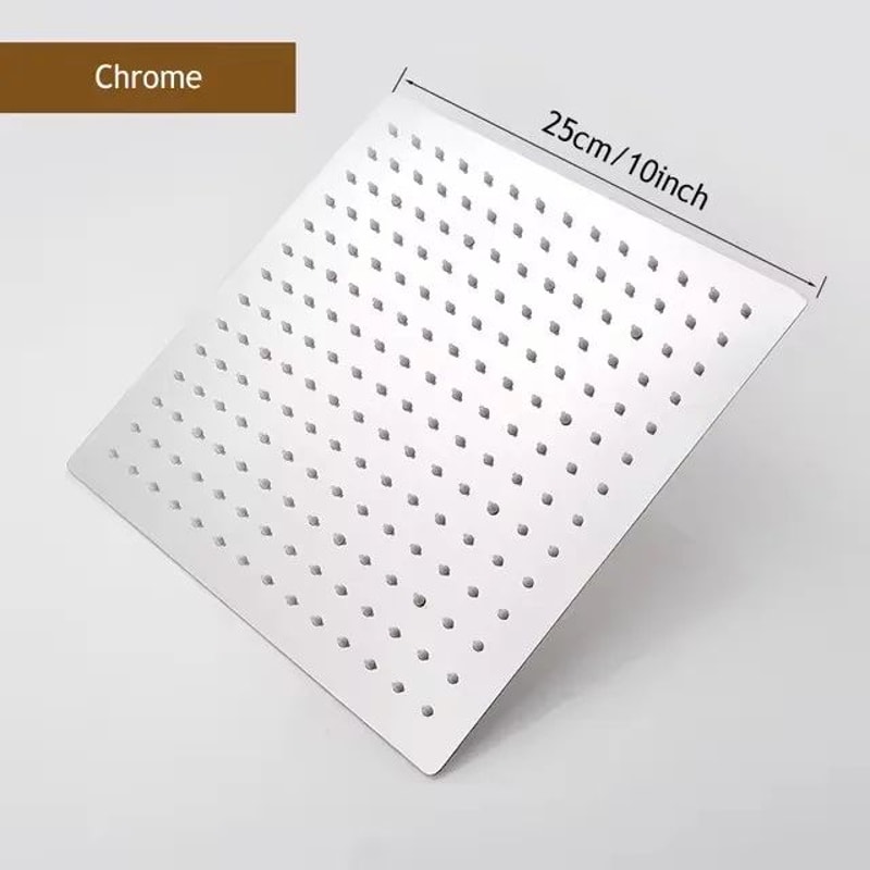 High Pressure Waterfall Shower Head 14