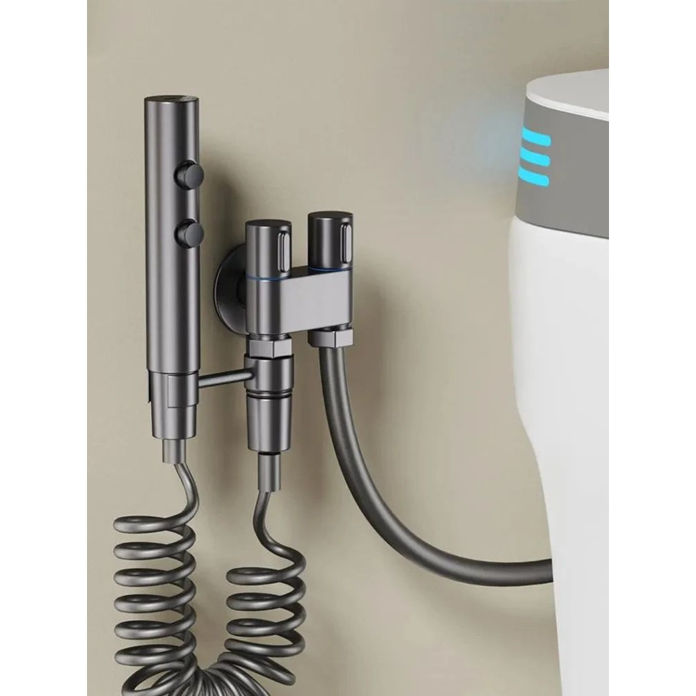Handheld Bidet Sprayer With Dual Valve 6