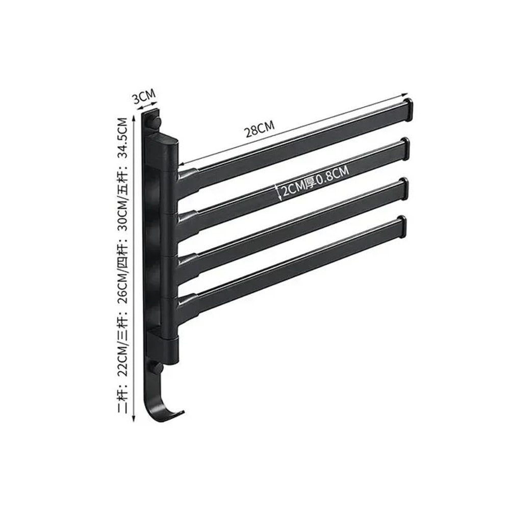 Rotatable MultiBar Towel Rack 5