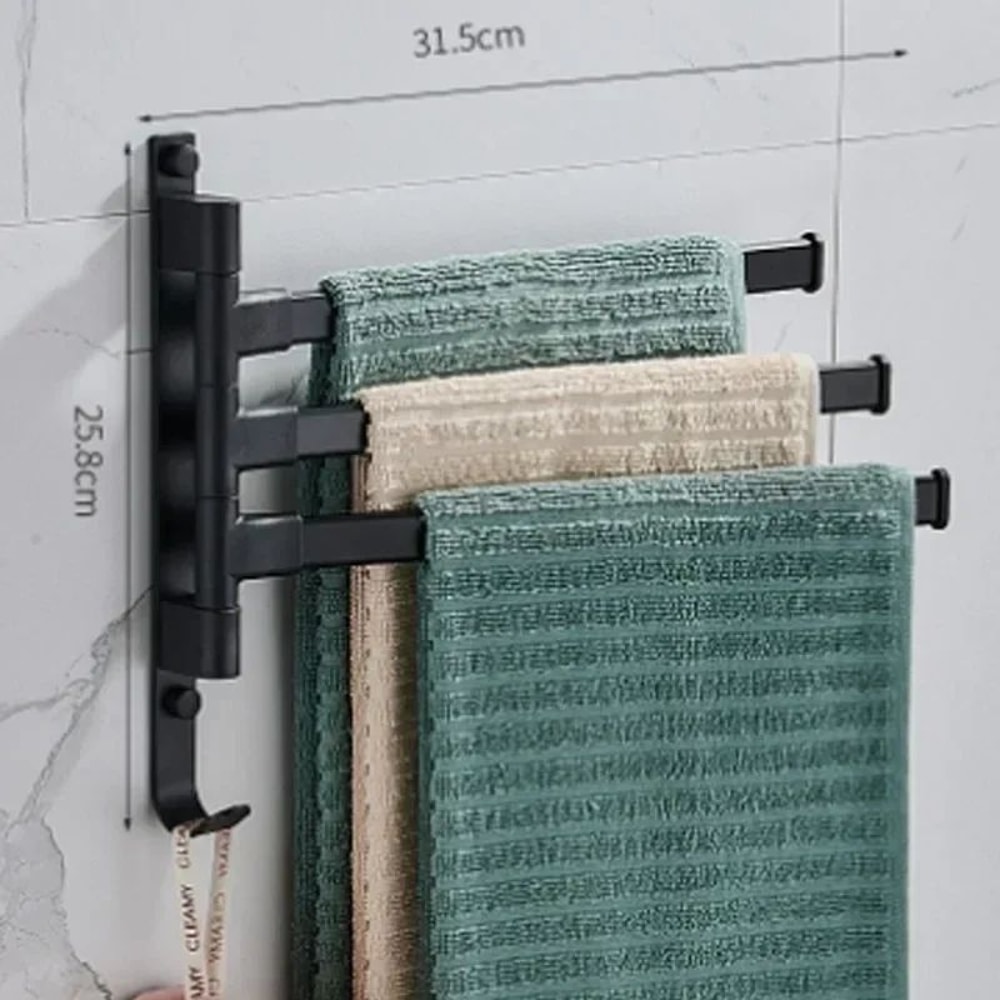 Rotatable MultiBar Towel Rack 7