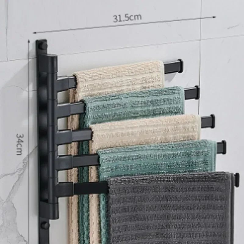 Rotatable MultiBar Towel Rack 9