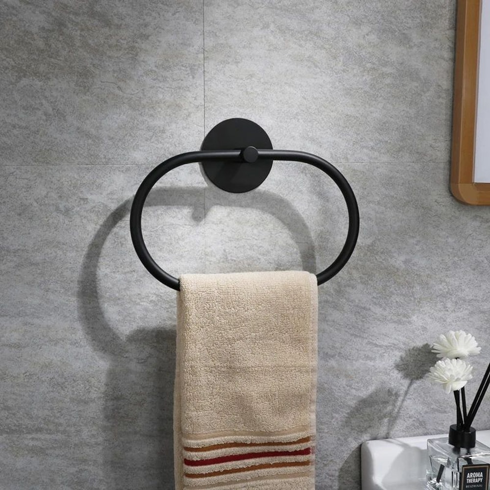 SelfAdhesive Stainless Steel Towel Ring 2
