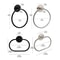 SelfAdhesive Stainless Steel Towel Ring 4