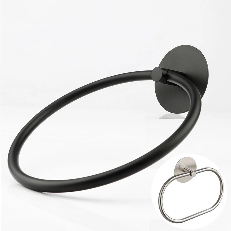 SelfAdhesive Stainless Steel Towel Ring 5
