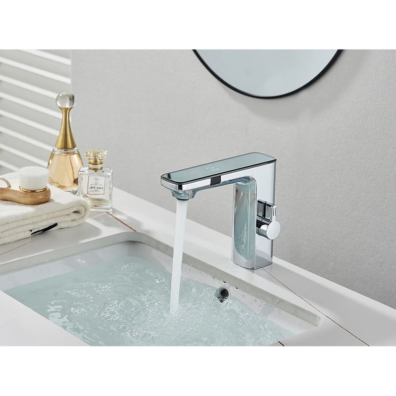 Smart Touchless Basin Faucet With Digital Display 13