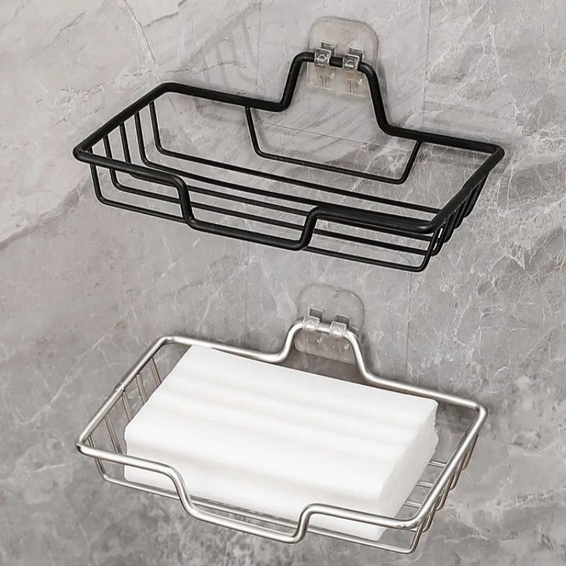 Stainless Steel Wall Mounted Soap Holder Holds 2 Soaps Holiday Gift For Halloween Christmas 5