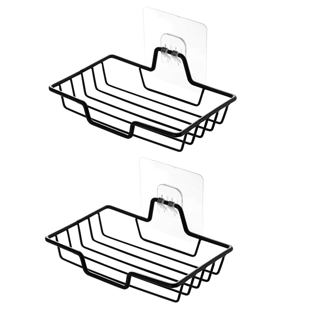 Stainless Steel Wall Mounted Soap Holder Holds 2 Soaps Holiday Gift For Halloween Christmas 9