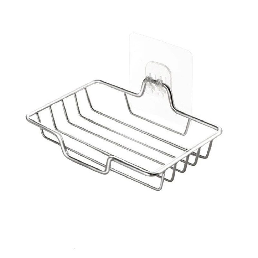 Stainless Steel Wall Mounted Soap Holder Holds 2 Soaps Holiday Gift For Halloween Christmas 13