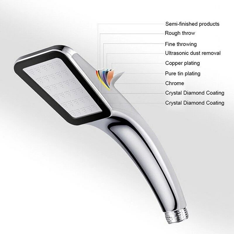 300Hole High Pressure Handheld Shower Head With Hose 6