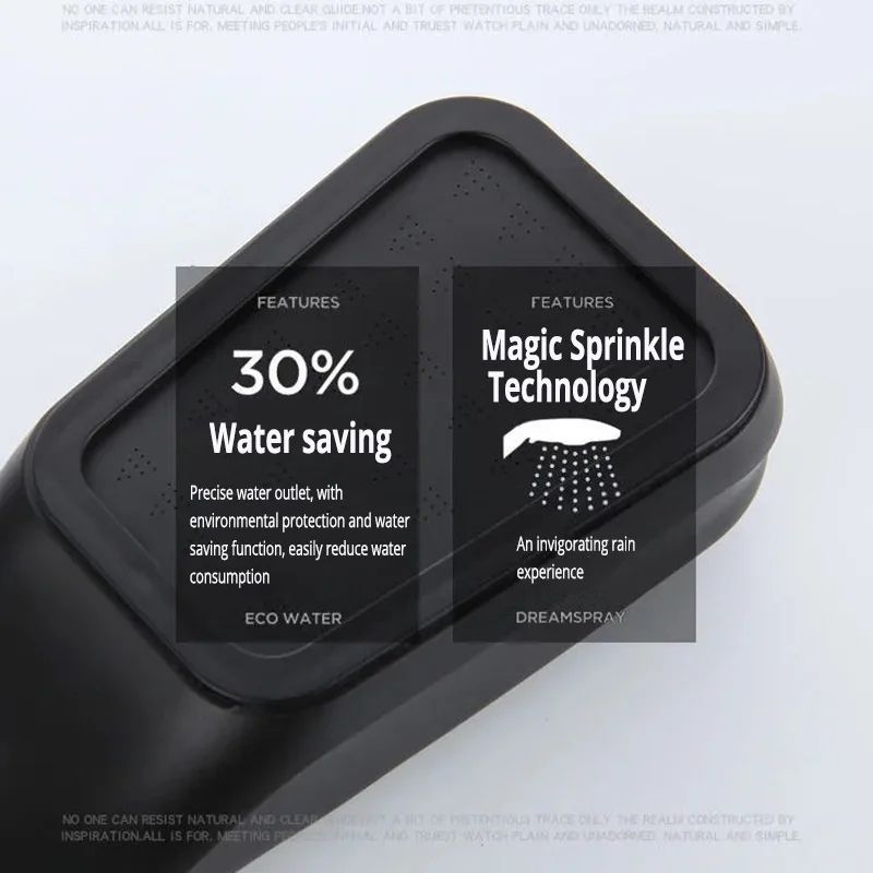 300Hole High Pressure Handheld Shower Head With Hose 8