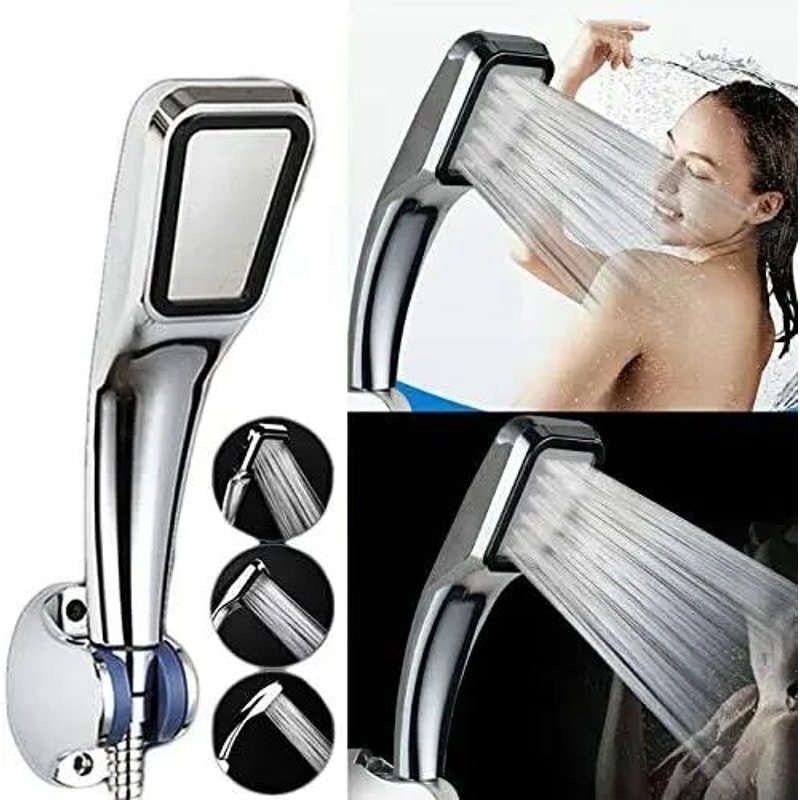 300Hole High Pressure Handheld Shower Head With Hose 9