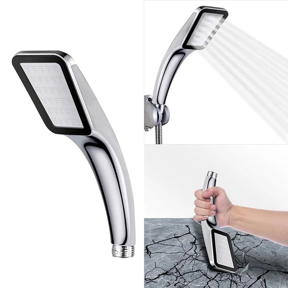 300Hole High Pressure Handheld Shower Head With Hose 10