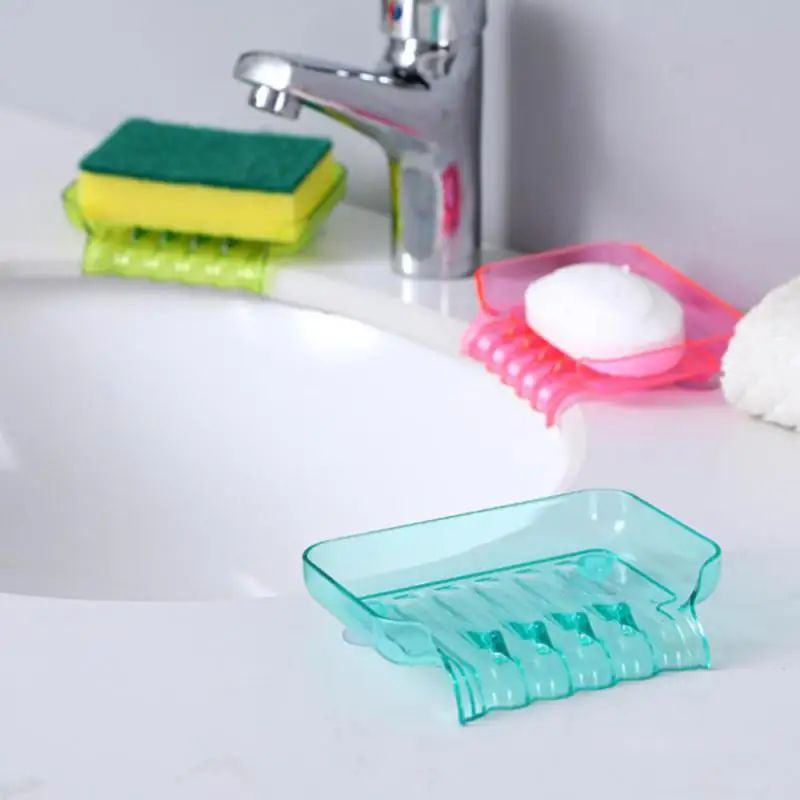 Colorful Waterfall Suction Soap Sponge Holder 2