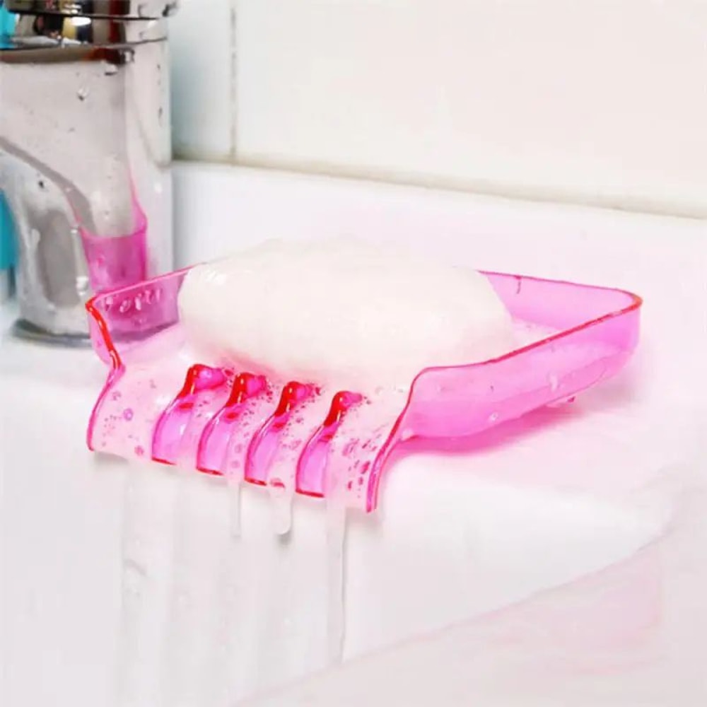 Colorful Waterfall Suction Soap Sponge Holder 3