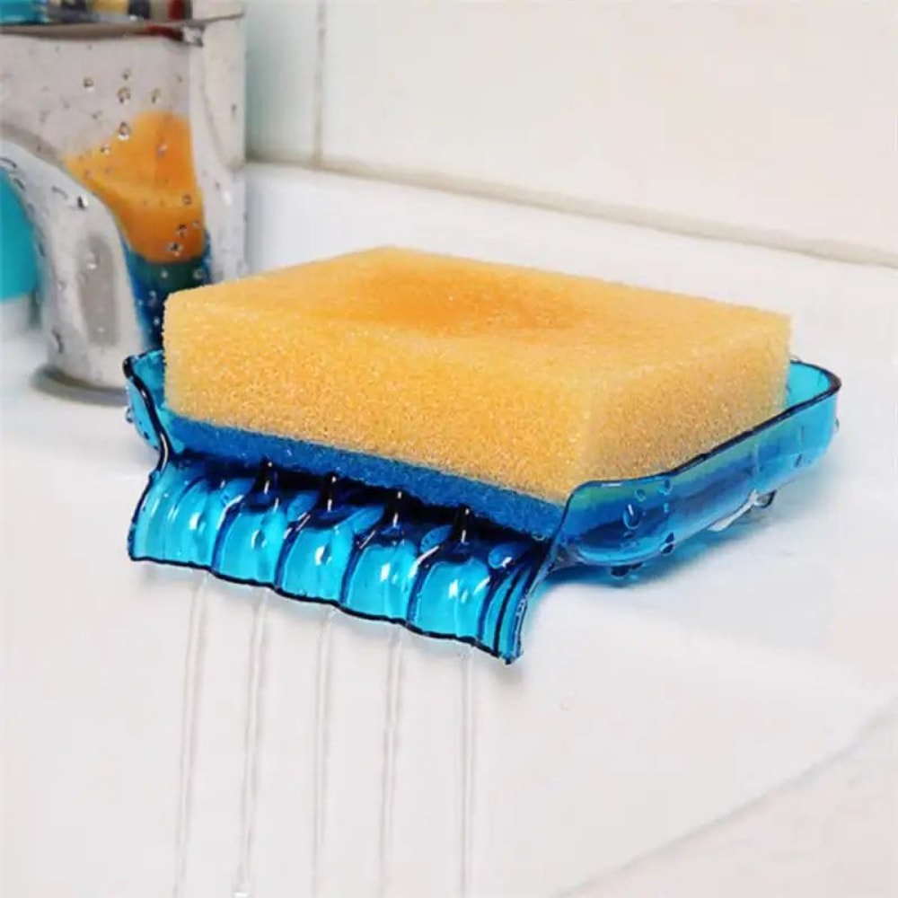 Colorful Waterfall Suction Soap Sponge Holder 4