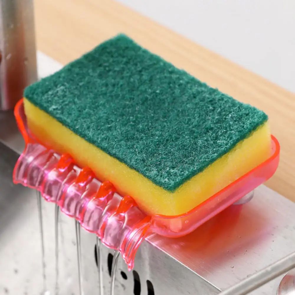 Colorful Waterfall Suction Soap Sponge Holder 6