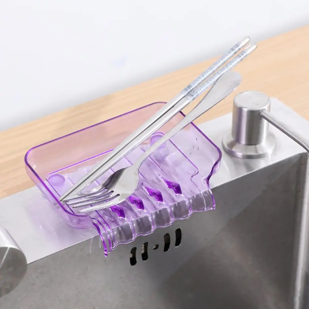 Colorful Waterfall Suction Soap Sponge Holder 7