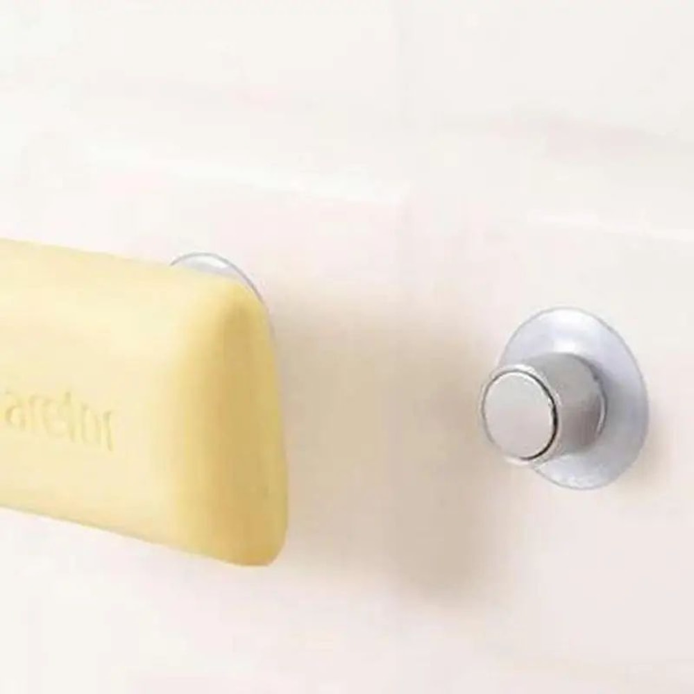 Magnetic Suction Cup Soap Holder 1