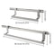 No Drill Stainless Steel Towel Rack 9