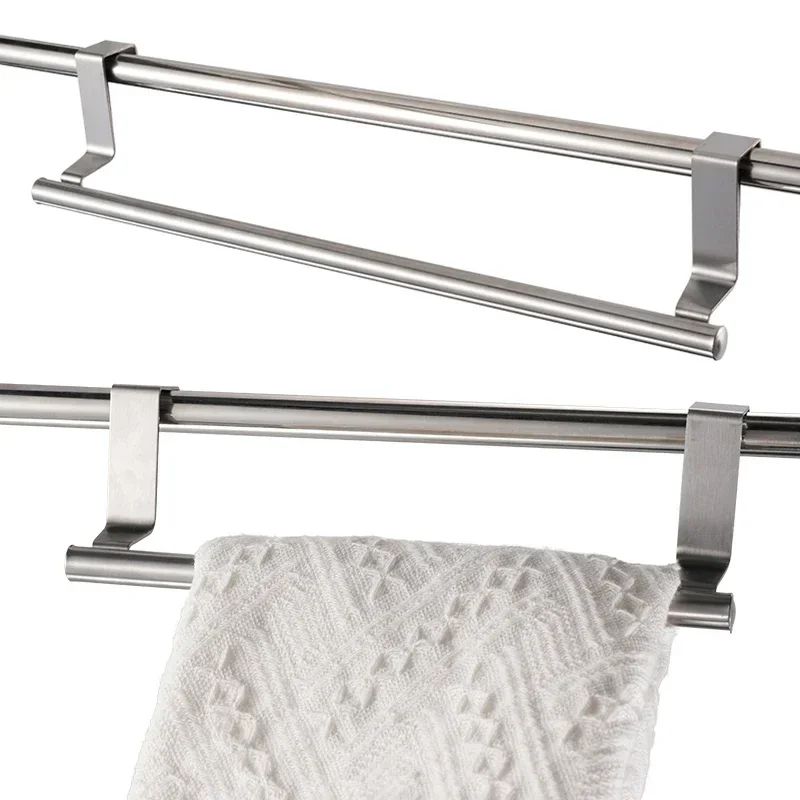 No Drill Stainless Steel Towel Rack 10