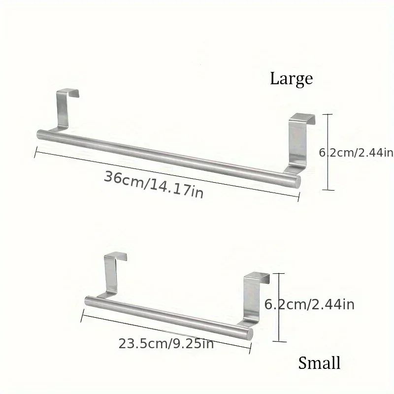 No Drill Stainless Steel Towel Rack 13