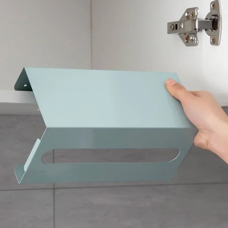 Under Cabinet Paper Towel Holder Desk Kitchen Accessories 3