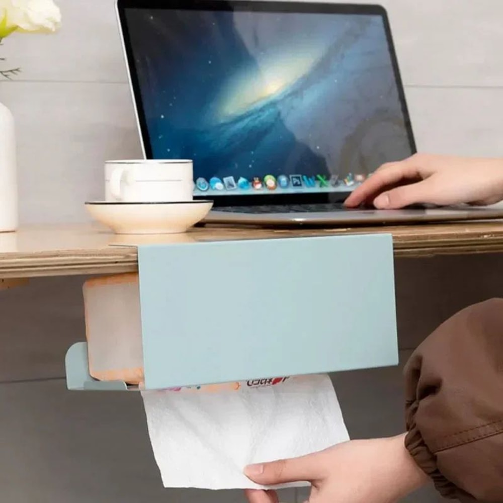 Under Cabinet Paper Towel Holder Desk Kitchen Accessories 4