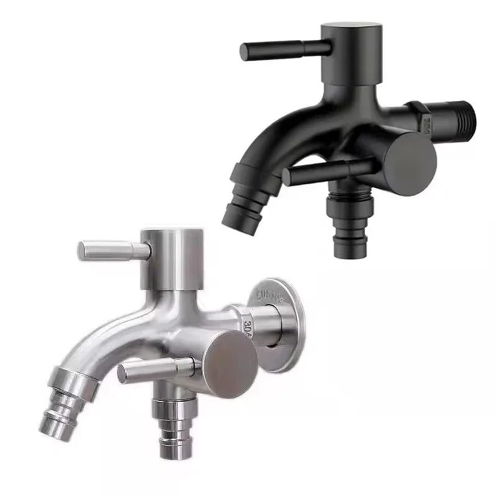 Dual Control Double Outlet Faucet 5