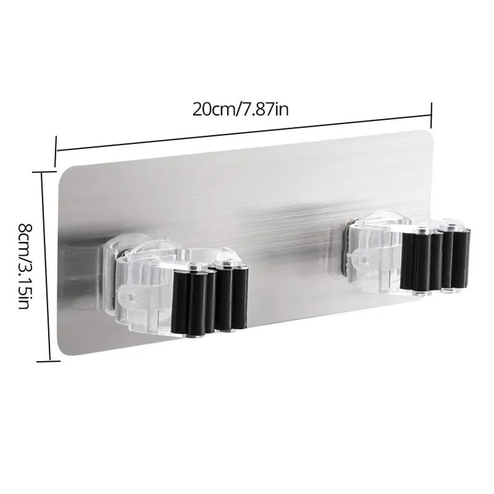 NoDrill Roller Mop Broom Holder 4