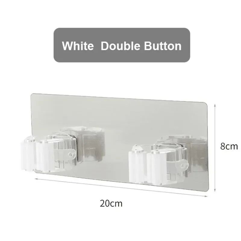 NoDrill Roller Mop Broom Holder 8