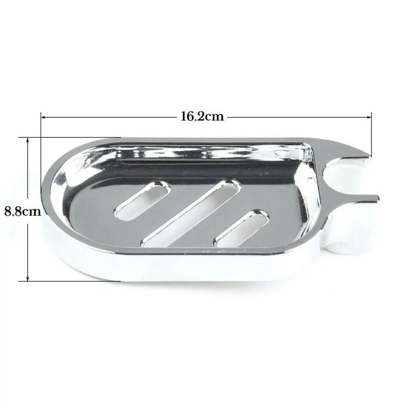Adjustable Slide Rail Soap Dish Holder 6