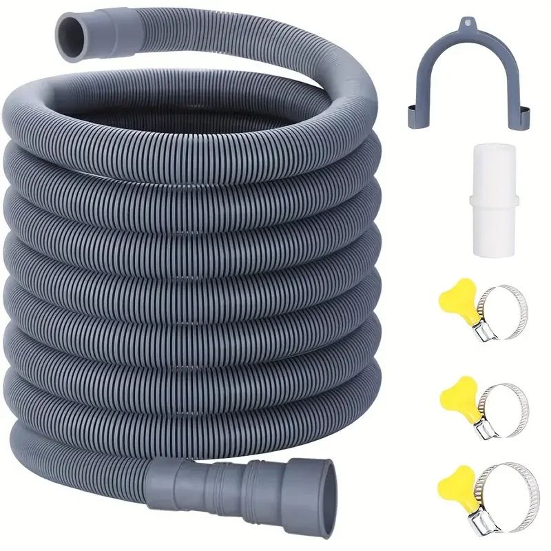 Flexible Washing Machine Drain Hose Extension 0