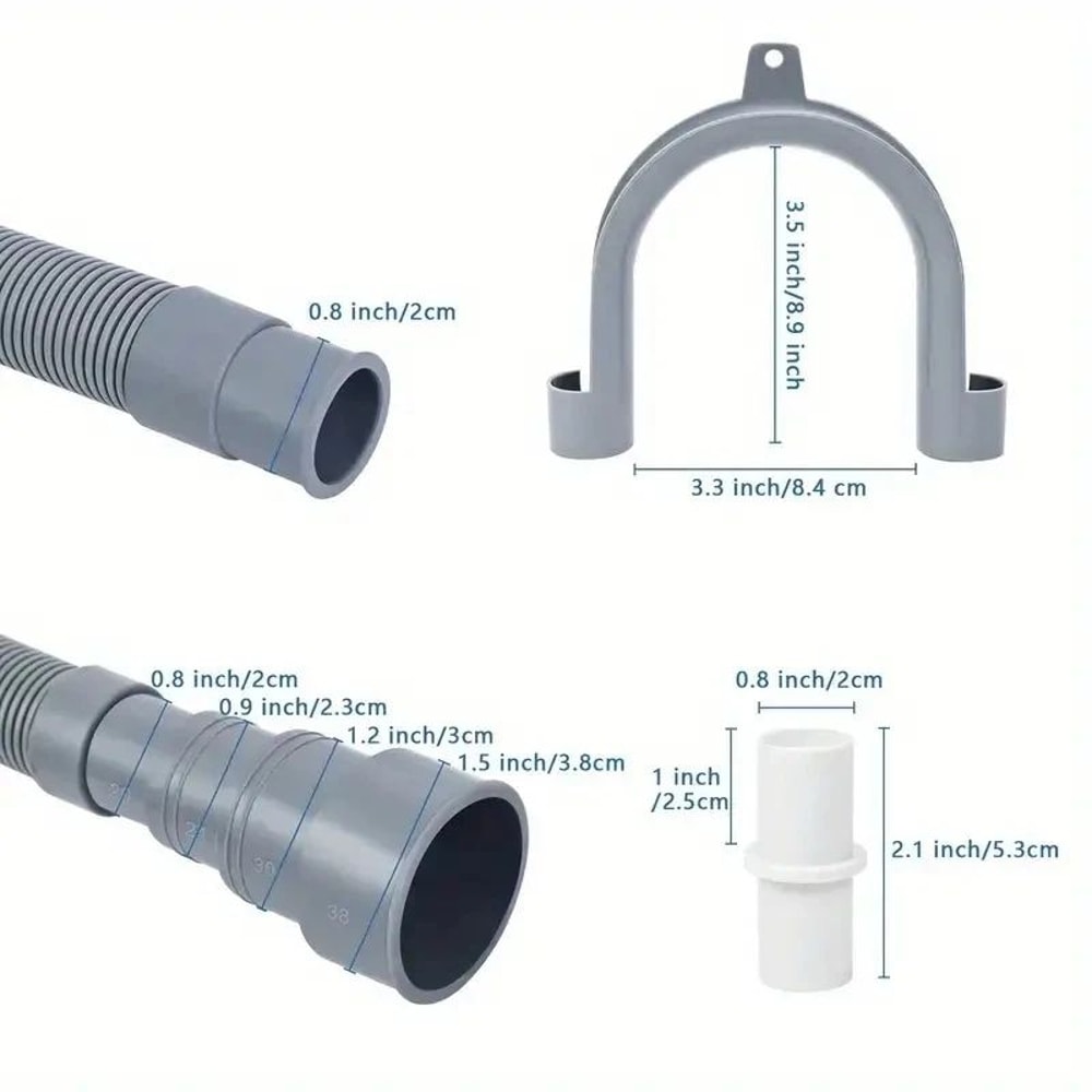 Flexible Washing Machine Drain Hose Extension 2