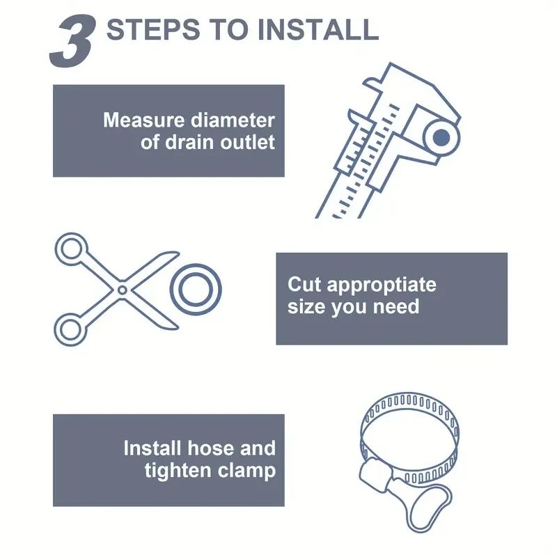 Flexible Washing Machine Drain Hose Extension 5