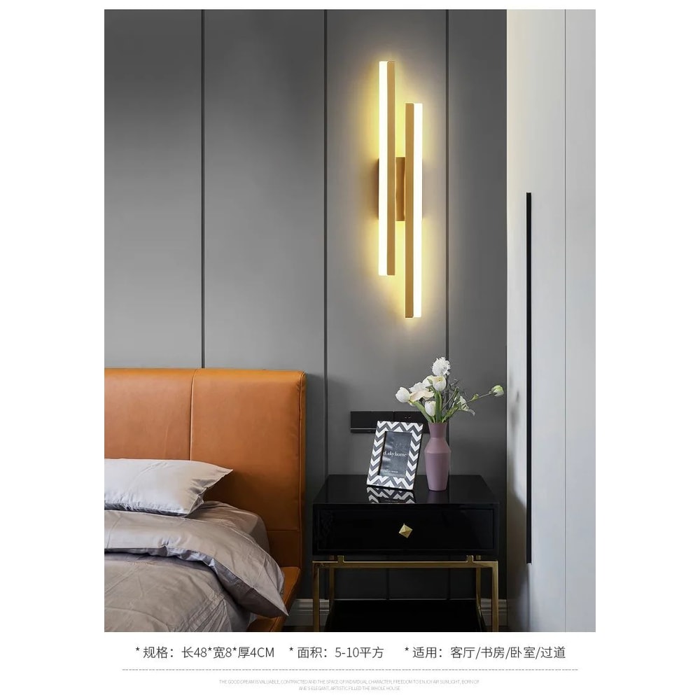 LED Wall Sconce With Acrylic Lampshade 7