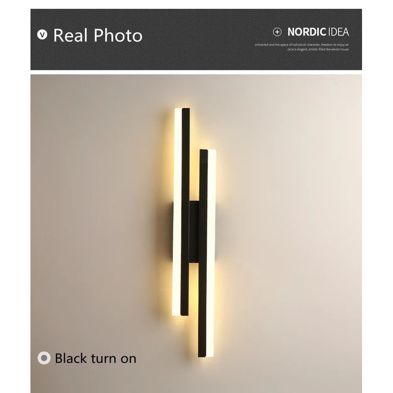 LED Wall Sconce With Acrylic Lampshade 8