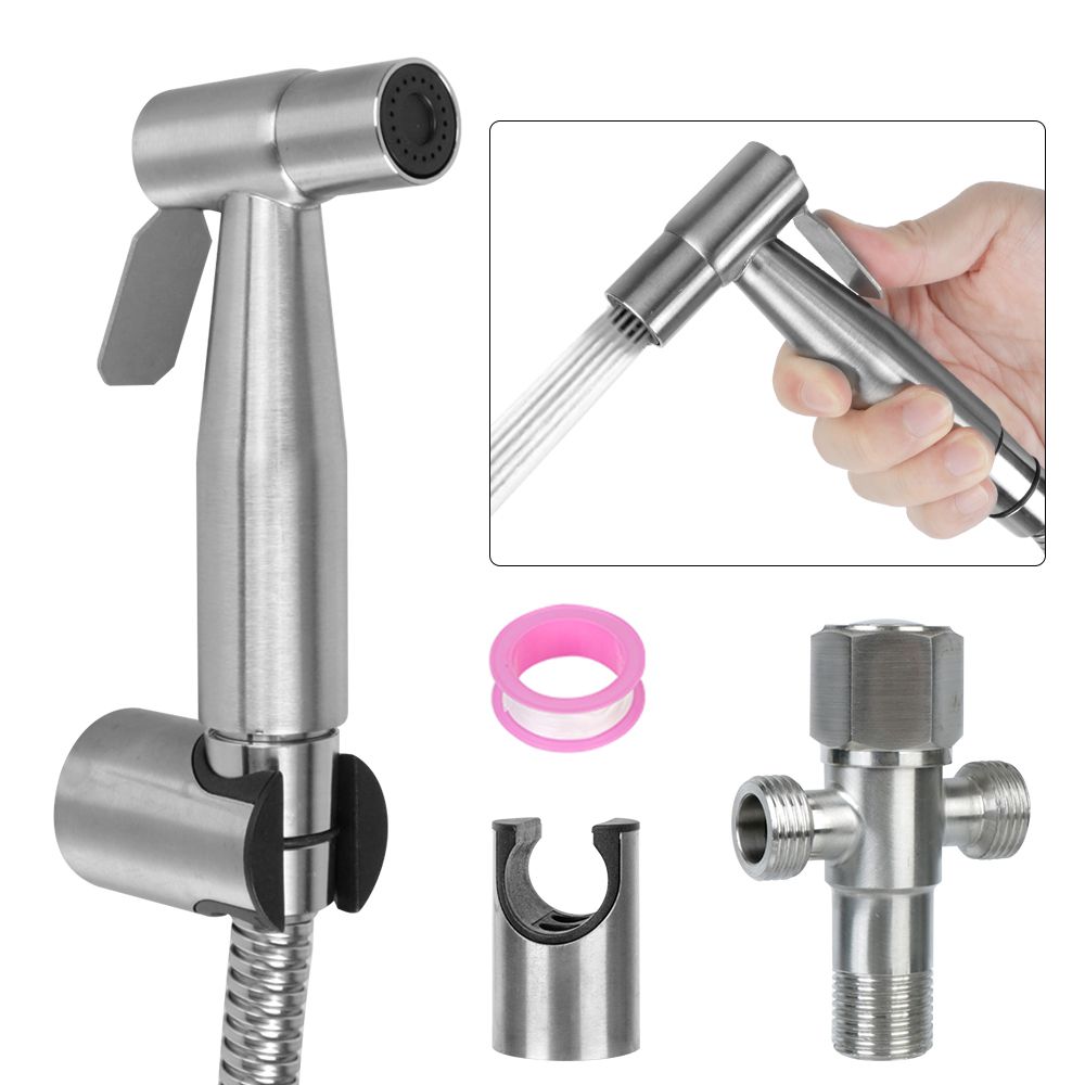 Stainless Steel Handheld Bidet Sprayer 8