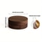 Round Wooden Ashtray With Lid 2