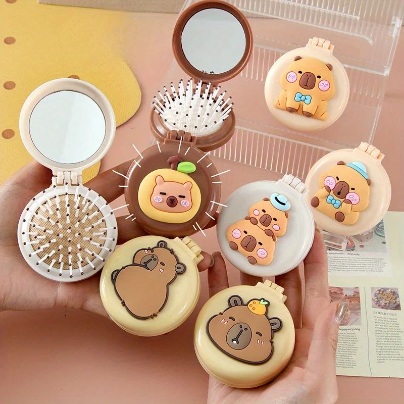 Portable Air Cushion Comb With Mirror 1