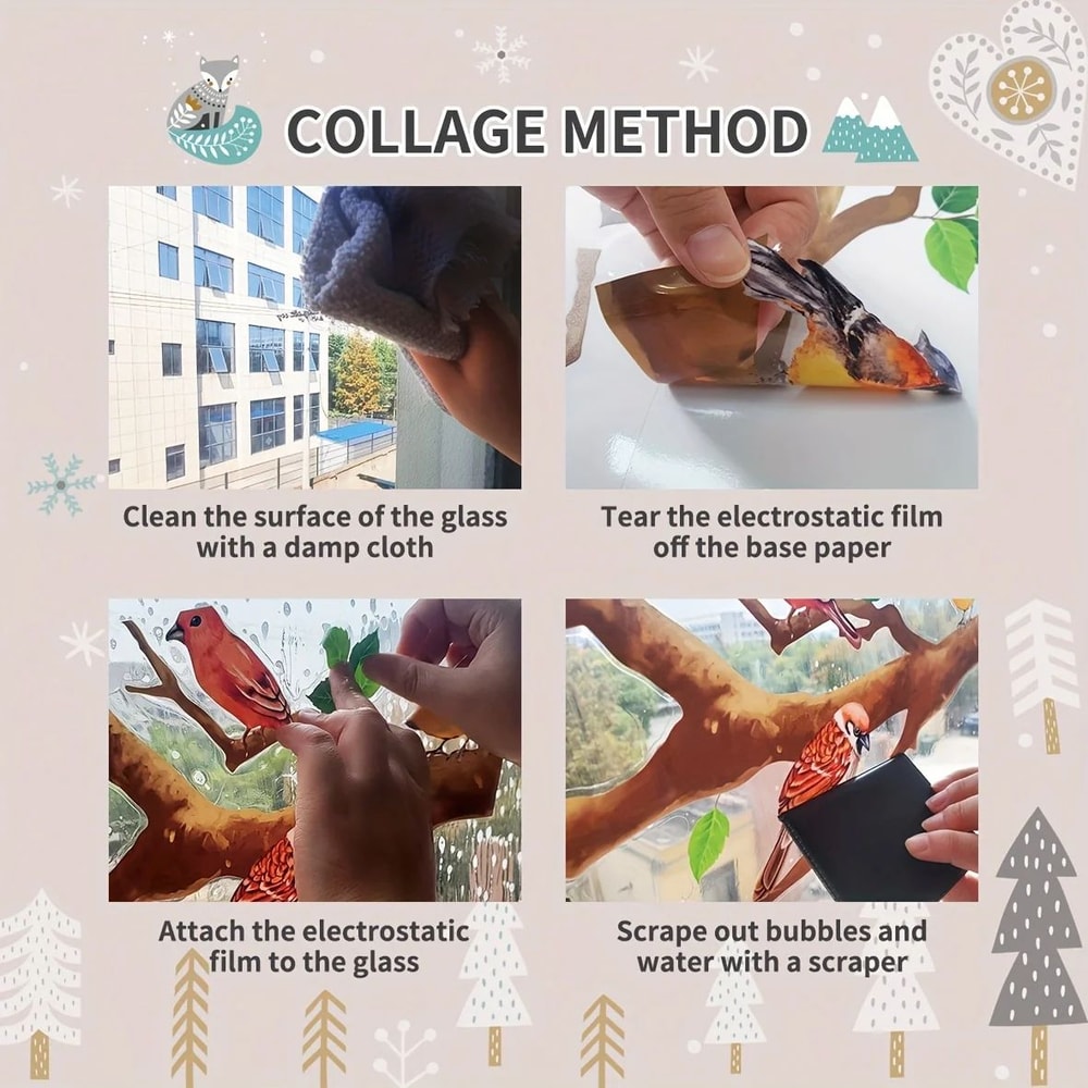 Peeking Santa Static Christmas Decoration 9