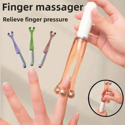 finger massage roller stress-relief tool