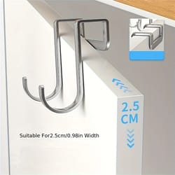 10-pack s-shaped metal double hooks