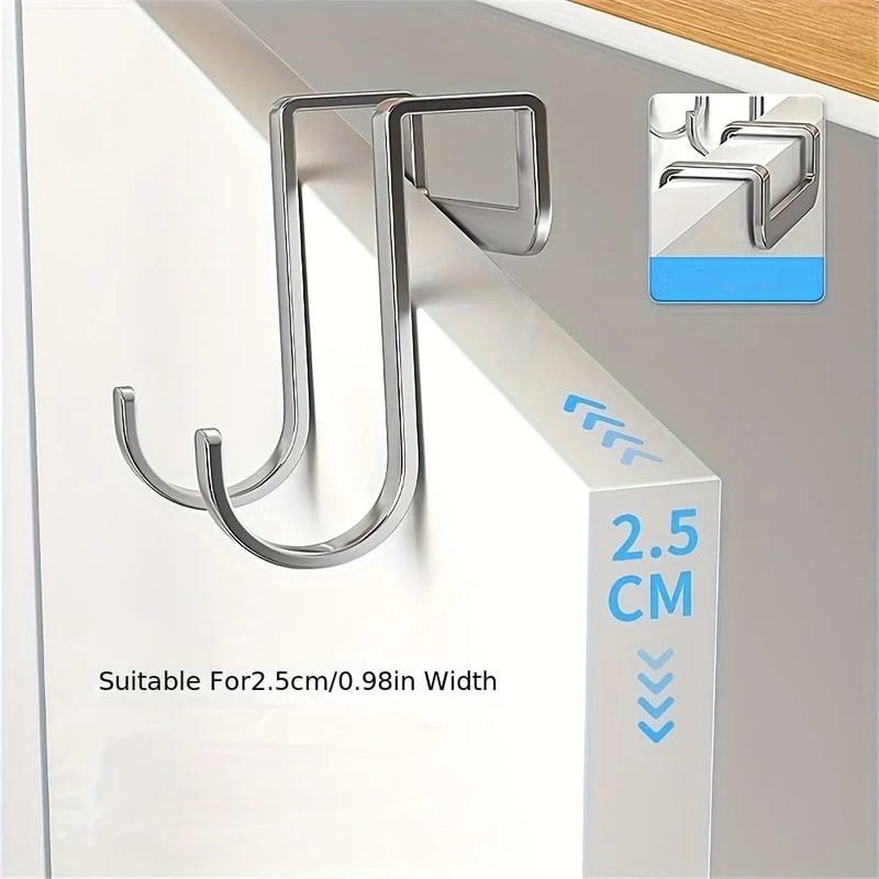 10Pack SShaped Metal Double Hooks 0