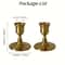 Gold Cone Candle Holders Set 2 PCS 3