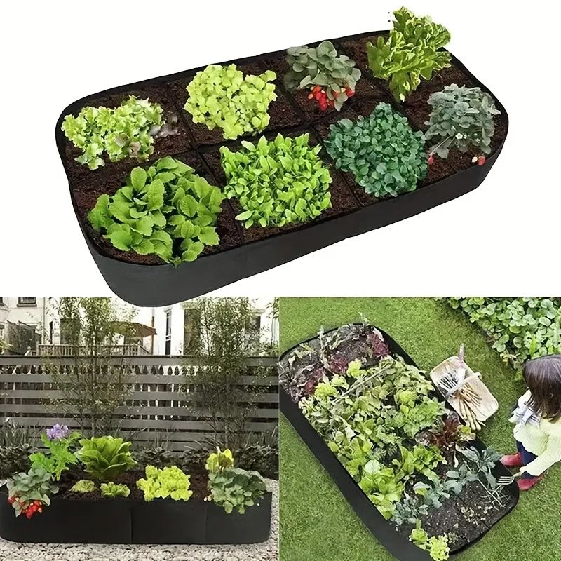 Extra Large Elevated Garden Bed Set 1