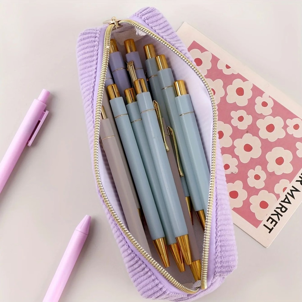 Large Corduroy Pencil Case 1