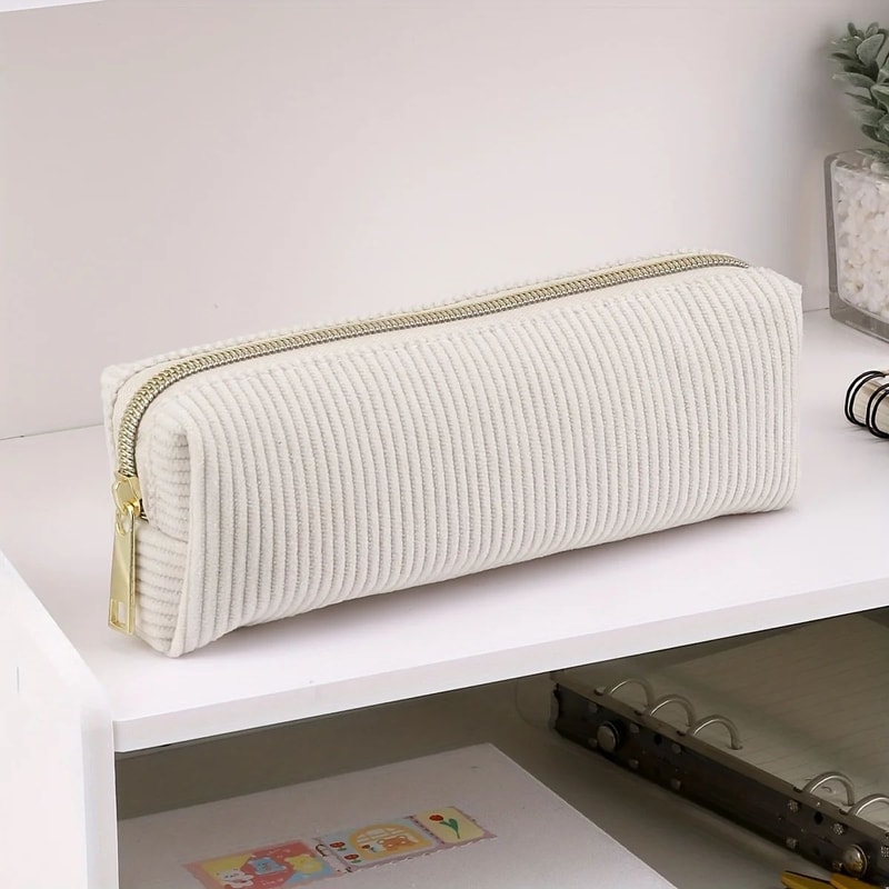 Large Corduroy Pencil Case 10