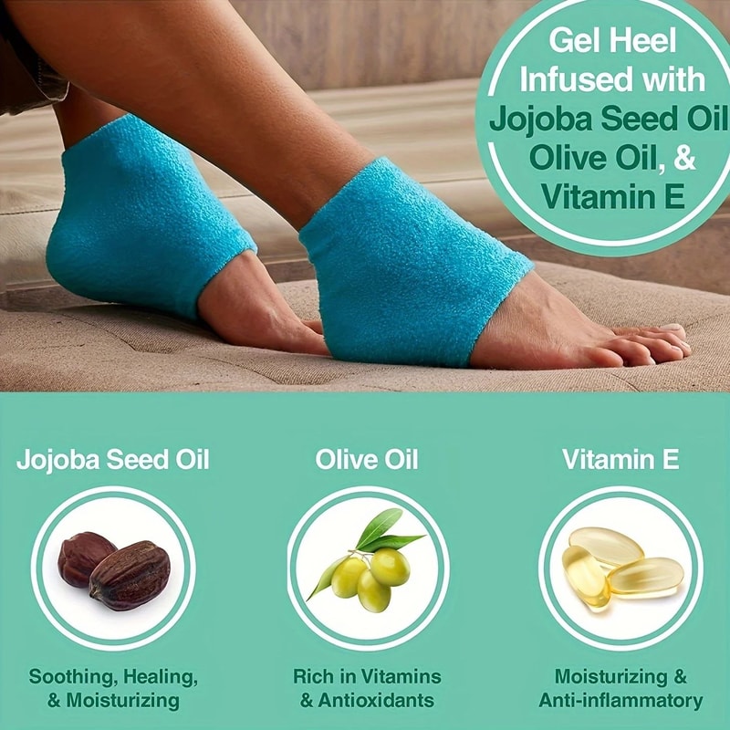 Moisturizing Gel Heel Socks 6