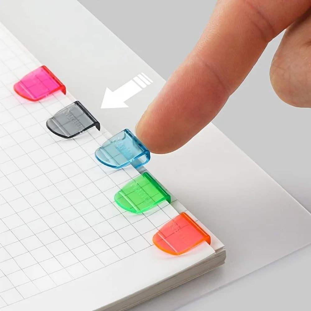 Colorful Plastic Tab Clips Set 1